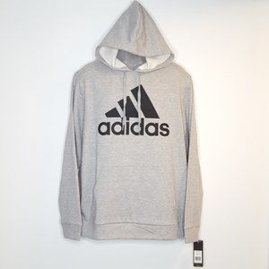 Adidas Men's Big Logo Gray & Black Hoodie Size: Large, "New with Tags".